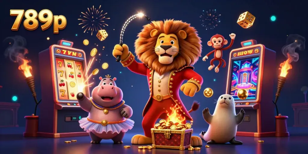 Engage in immersive gameplay with 789p showcasing dynamic 3D casino characters and vibrant game elements.