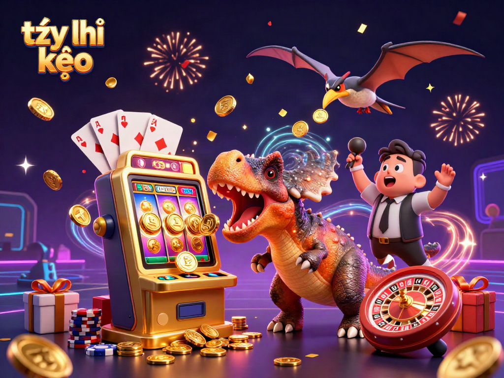 Experience thrilling tỷ lệ kèo action as a pachycephalosaurus triggers jackpot coins at a casino.