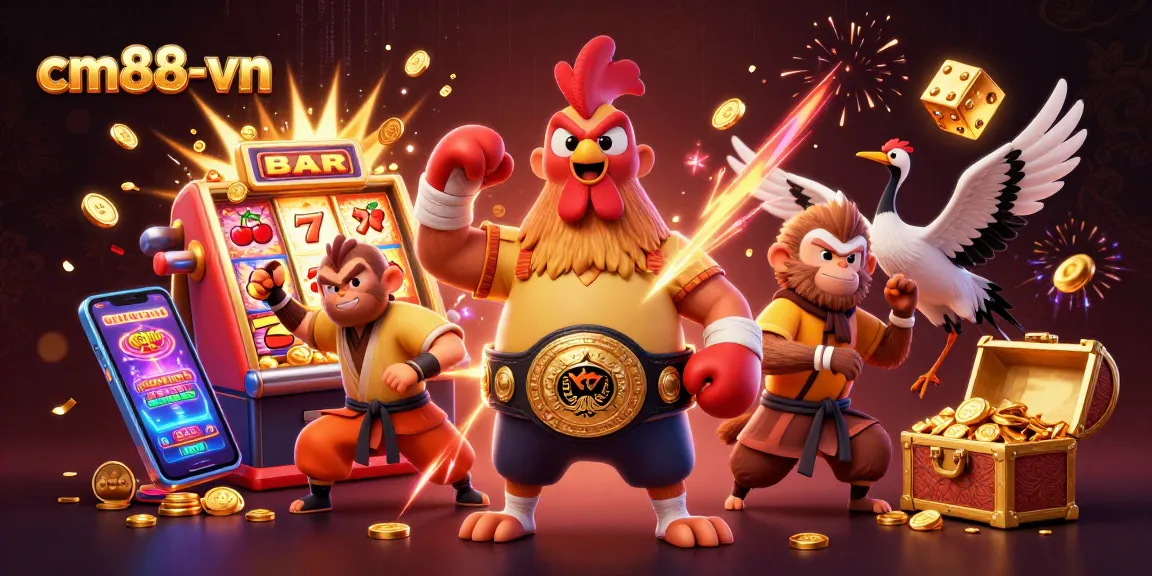 Experience thrilling gameplay at cm88-vn with vibrant characters and exciting casino elements.