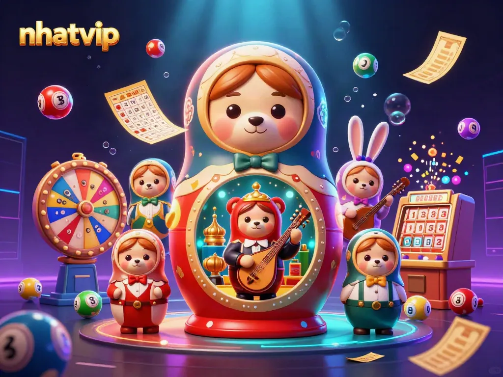 Play exciting games at nhatvip featuring vibrant characters and dynamic casino elements.