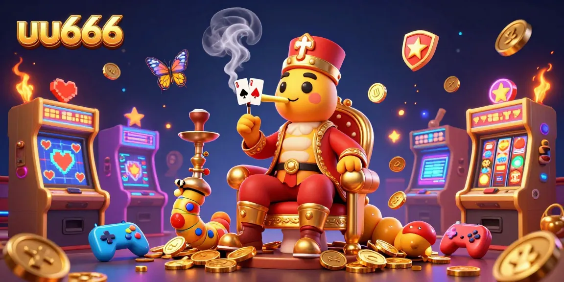 Engage in thrilling gaming at uu666 with dynamic 3D illustration showcasing vibrant casino elements.