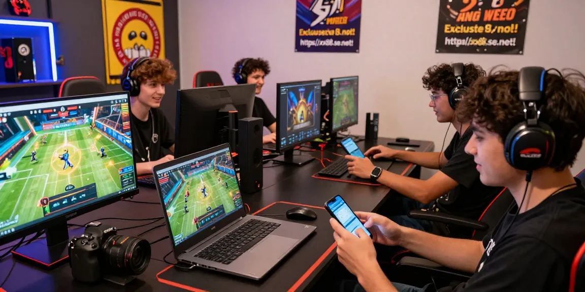 Engaged players enjoying online gaming at https://xx88.se.net/ with vibrant promotional graphics.