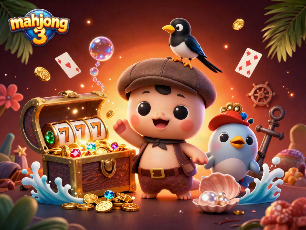 Join the fun in mahjong 3 with vibrant characters and dynamic slot elements!
