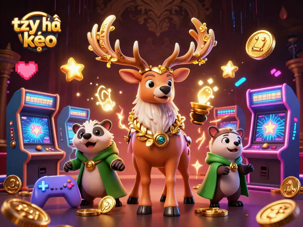 Tỷ lệ kèo provides insights into sports betting with vibrant characters and engaging game elements.